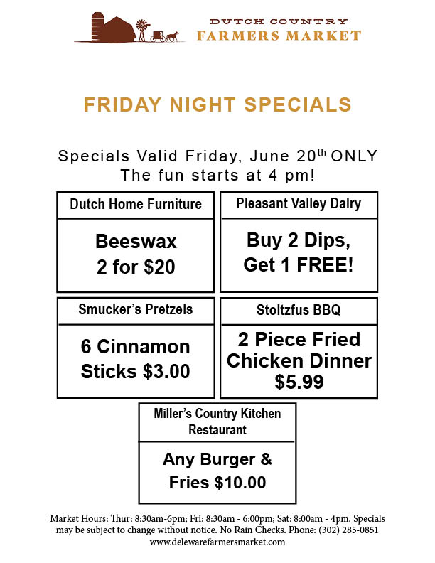 Friday Night Specials June 20 2025