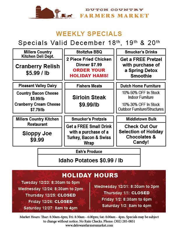 Weekly Dec 18 19 20 2025