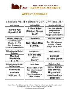 Weekly Specials Dutch Country feb 26 27 28 2026 new - Dutch Country ...
